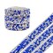 Wrapables 3 Yards Self Adhesive Resin Rhinestone Ribbons, Glittery Bling Tape Strips for DIY Crafts Wedding Party Decoration (3 Rolls), Royal Blue